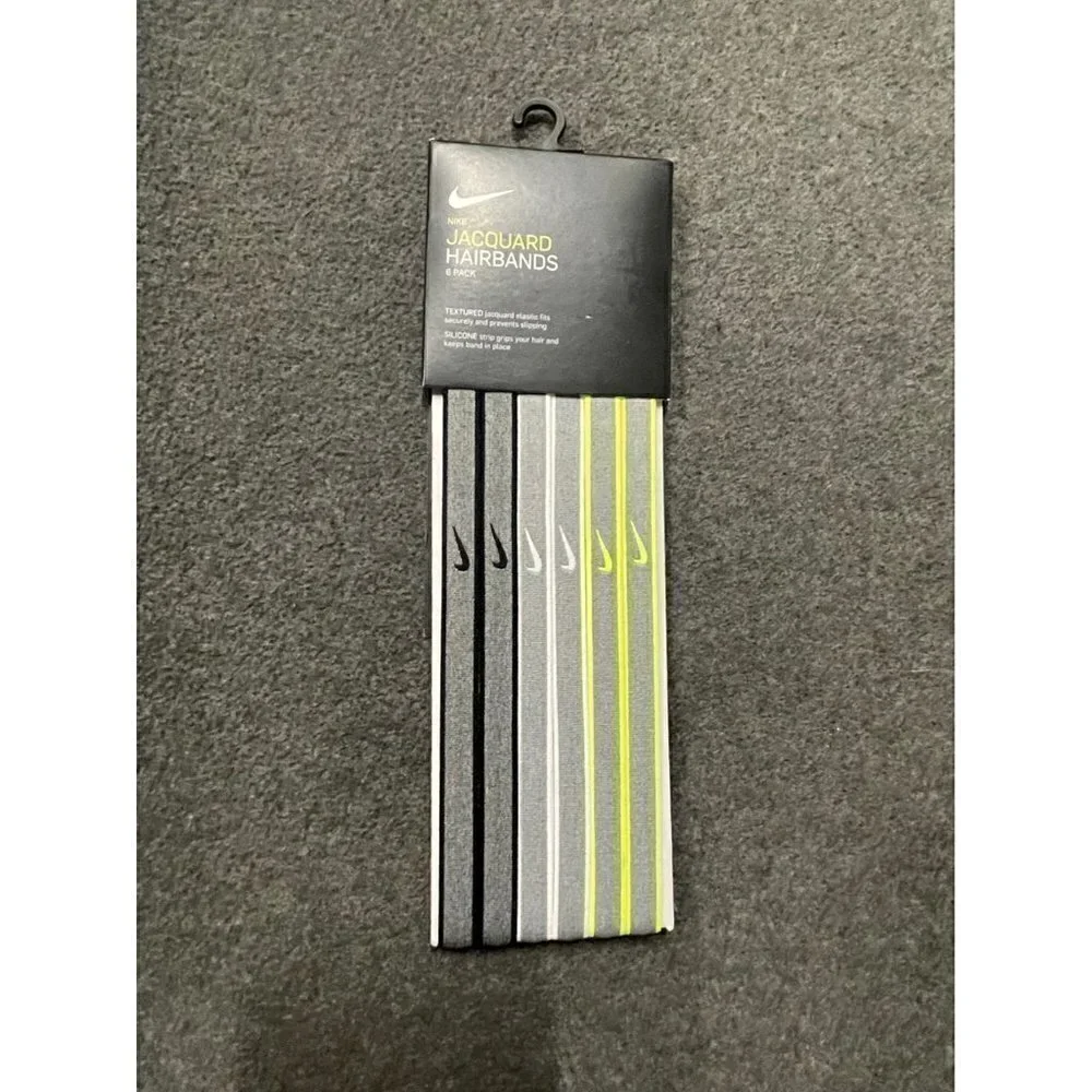𝅺nike Jacquard Hairbands‎ 6 pack